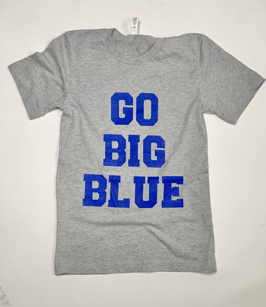 big blue t shirts