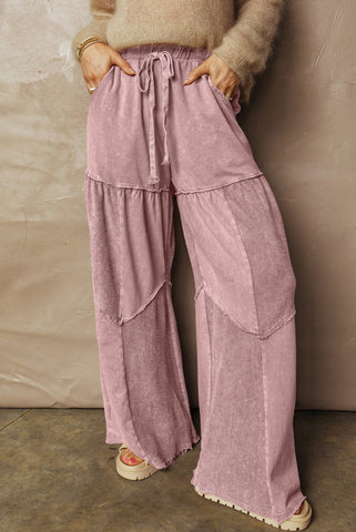 Vintage Mauve Mineral Wash Boho Pants