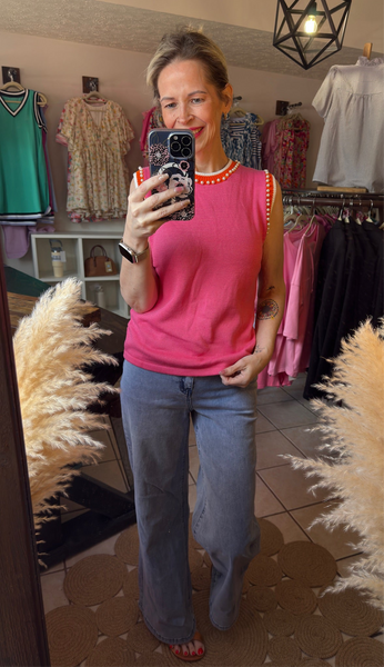 Medium Wash Zip Fly Flare Jeans