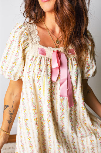 Vintage Floral Dress