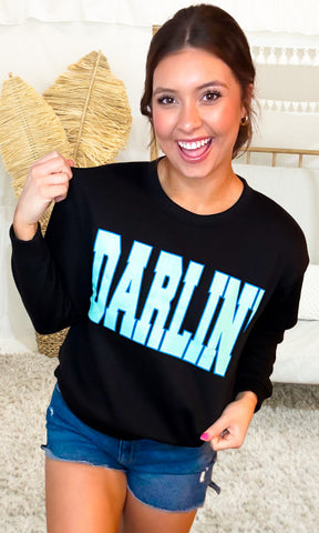 Darlin’ Graphic Pullover Sweatshirt