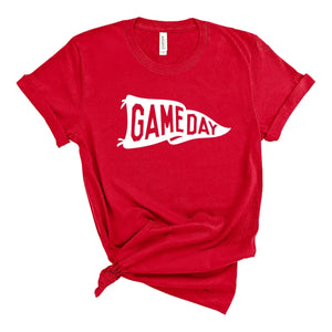 Red ‘Game Day’ Flag Tee