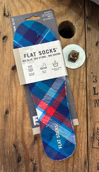 Flat Socks - ADULT SIZE SMALL- Shoe Inserts - Fits Women’s sizes up to an 11 and Men’s up to size 10
