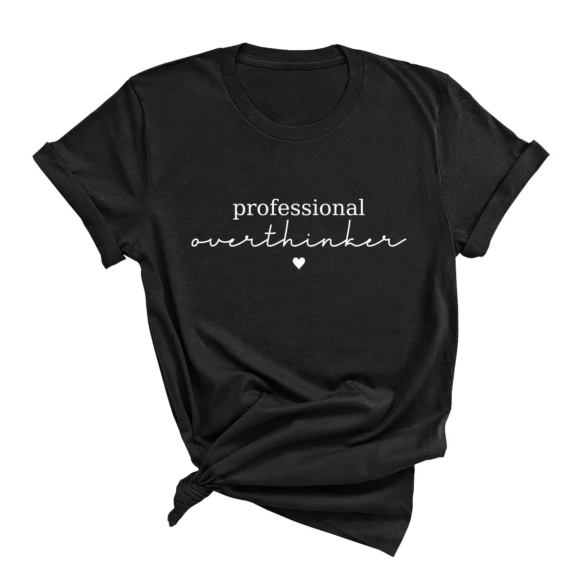 ‘Professional Overthinker’ Short Sleeve Tee Bella Canvas