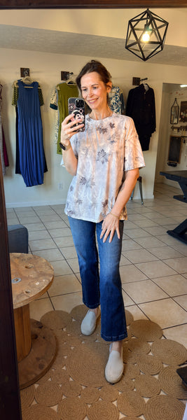 Gray Woodland Camo Relaxed Tee