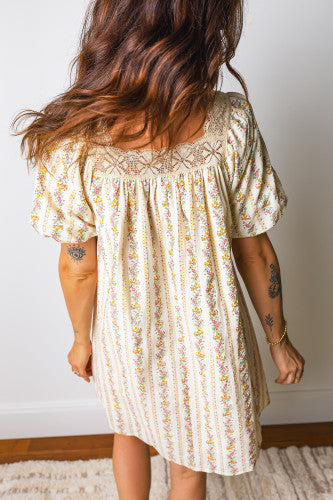 Vintage Floral Dress
