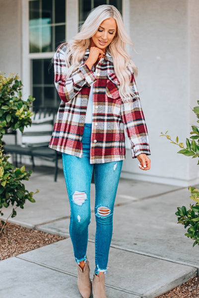 Red Plaid Shacket