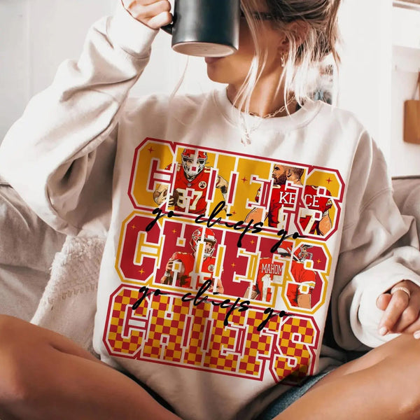 Chiefs Graphic Sweatshirt - Go Chiefs Go