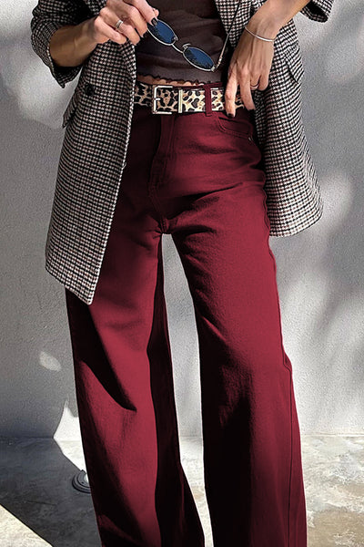 Red Dahlia Straight Fit High Waist Jeans