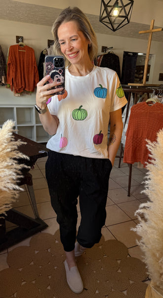 Black High Waist Pocketed Cargo Jogger Pants