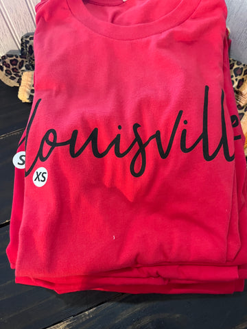 Louisville Tee- Cardinals - Bella Canvas