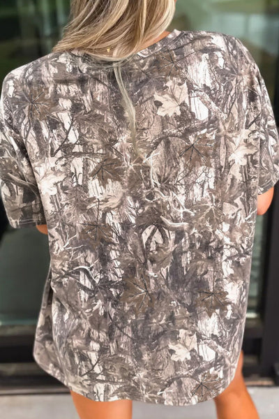 Khaki Woodland Camouflage KENTUCKY Tee