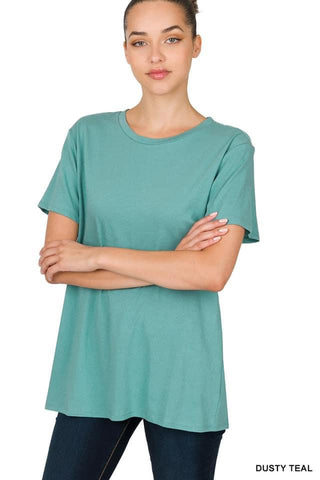 Basic Dusty Teal Tee - T-shirt - Regular and Curvy Sizes