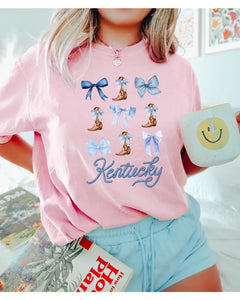 Boots and Bows Kentucky Tee - T-shirt - Bella Canvas