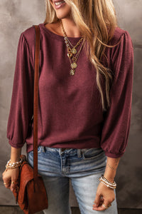Mulberry Puff Sleeve Top