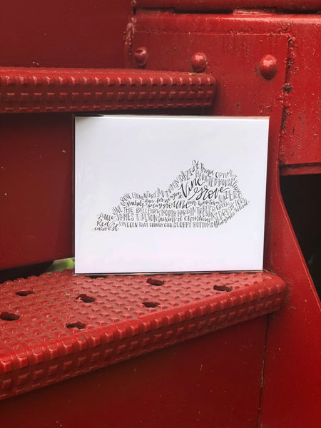 Hand Lettered-VINE GROVE-Kentucky-8x10 Print