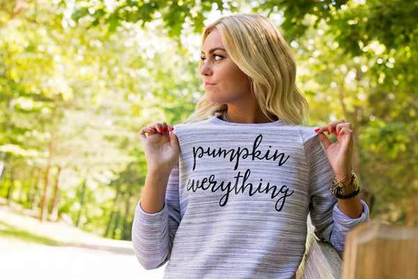 Pumpkin Everything-Pumpkin Spice-Sweatshirt-Fall-Seasonal-Apparel