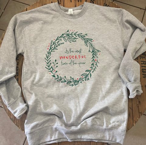 Most Wonderful Time of the Year- Sweatshirt - Christmas