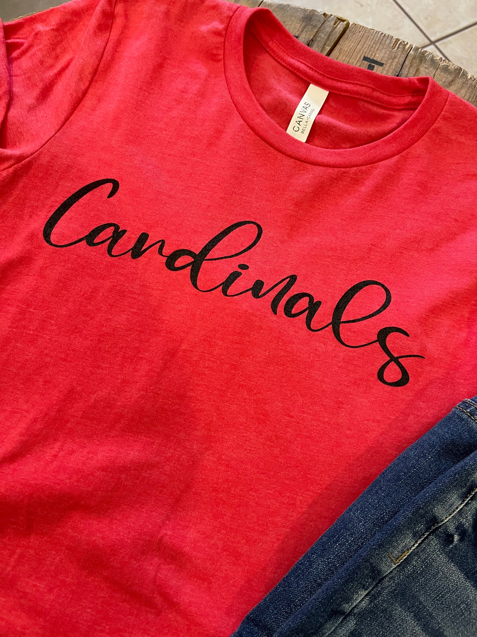 Cardinals-Tshirt - Louisville - Bella Canvas