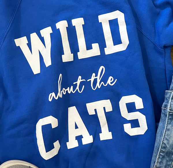Wild About the Cats - Sweatshirt - Kentucky Wildcats