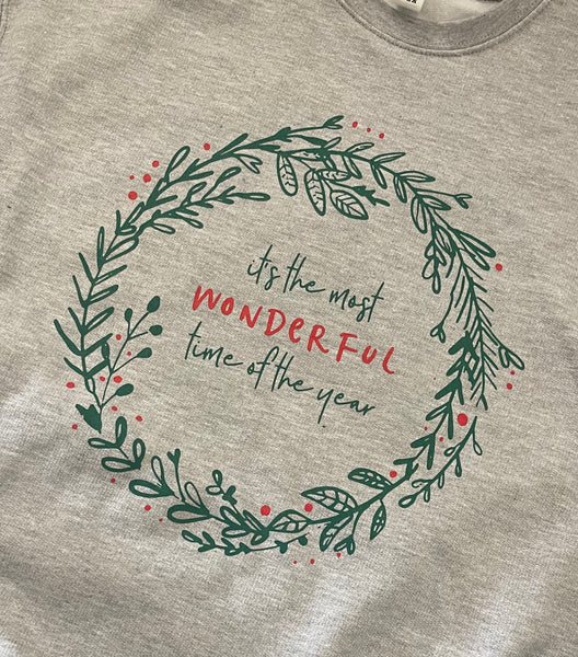 Most Wonderful Time of the Year- Sweatshirt - Christmas
