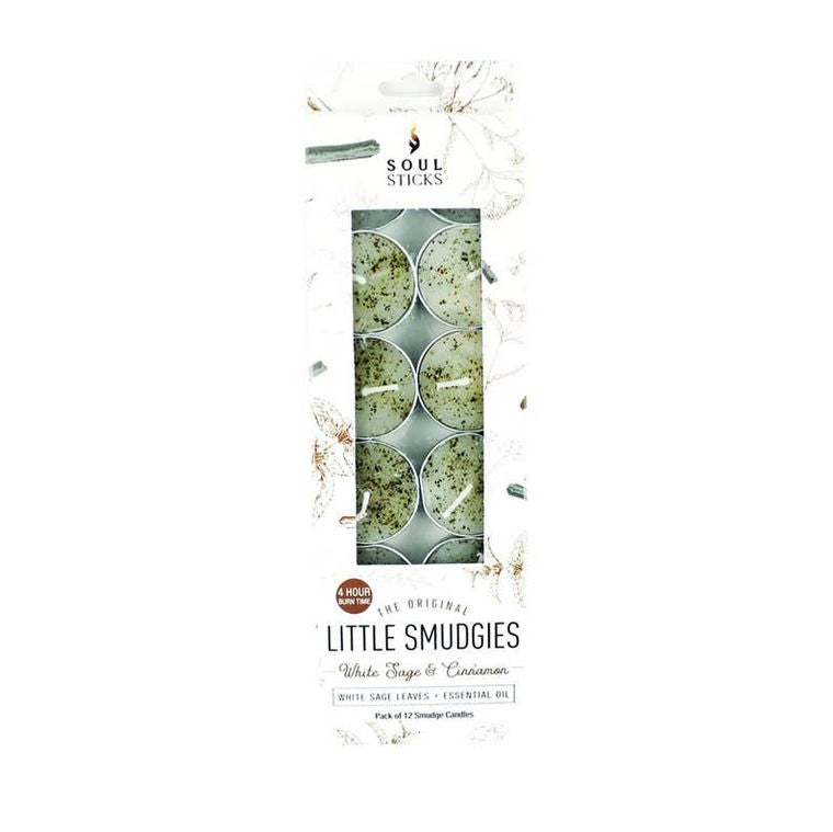 Cinnamon Little Smudgies Smudge Candles 12 Pcs Per Individual Pack